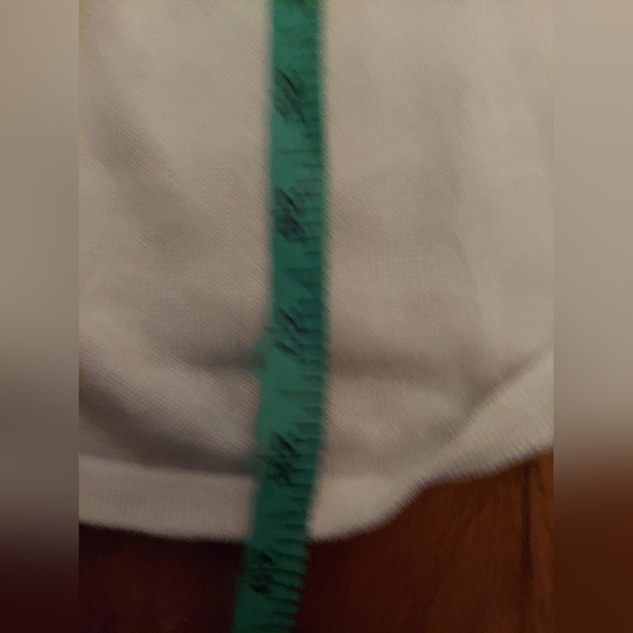 Pure J. Jill L Large White Blue Tie Dye Linen Boho Hippie Top Beach Lagenlook - Picture 10 of 10